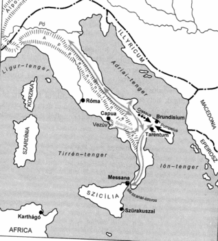 spartacus vak térkép történelem