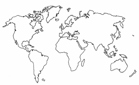 vaktérkép világ map