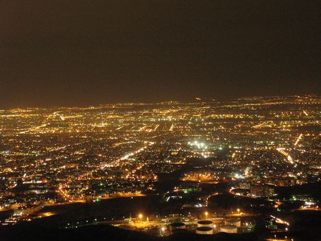 Tehran at night