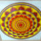 Éltető Nap Mandala 60x60