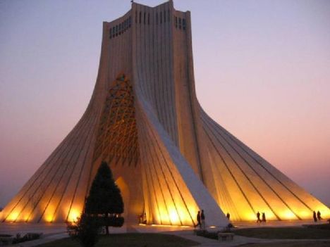 Azadi Monument at night 1