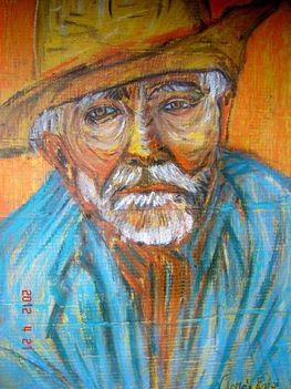 Férfi portré ( Van Gogh után)