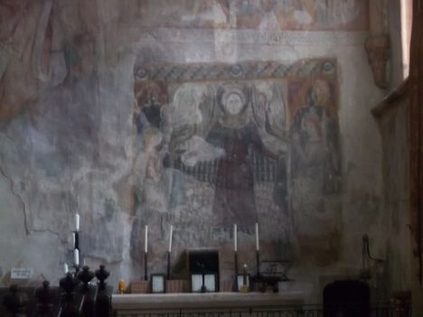 Szent Jakab templom múlt századbeli freskói