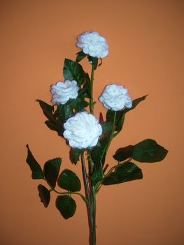 Horgolt rózsák