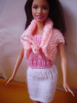Barbie bolero, csőtop, minialj