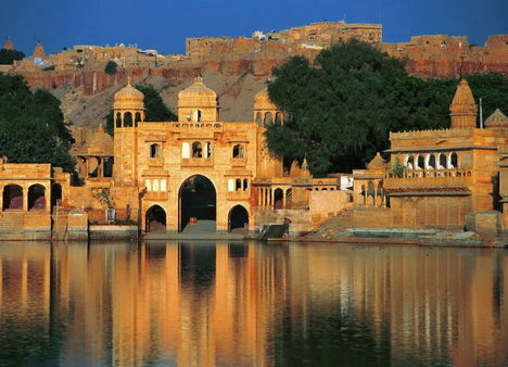 Gadi Sagar víztározó - Jaisalmer, Rajasthan