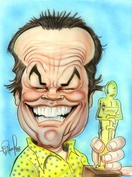 Jack NIcholson karikatúra