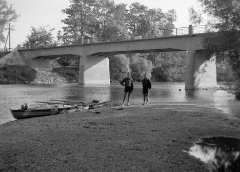 1940. Rábaszentmihály, Rába híd