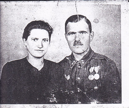Horváth Imre feleségével Bősze Annával.