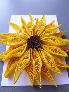 Quilling napraforgó