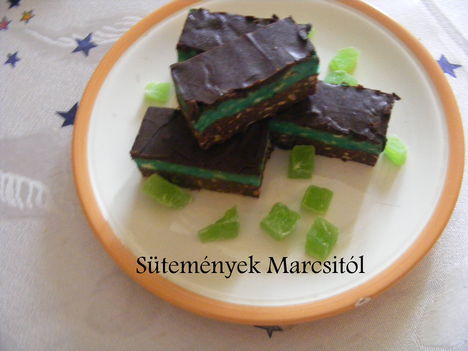 Mandulás kekszes szelet