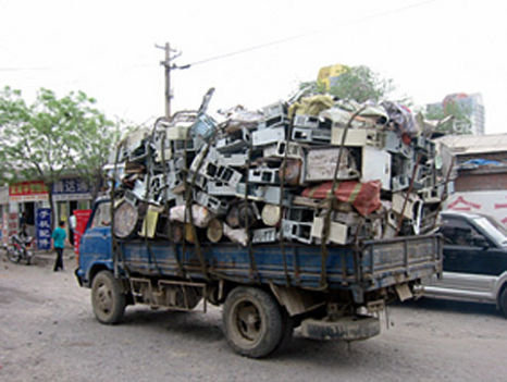e-hulladék szállítás Afrikába
