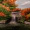 Japánkert őszi színekben