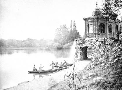 A városligeti tó 1870