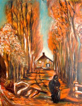 Van Gogh Nyárfasor ősszel (1)