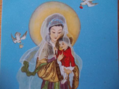 Kinai madonna a kis Jézussal
