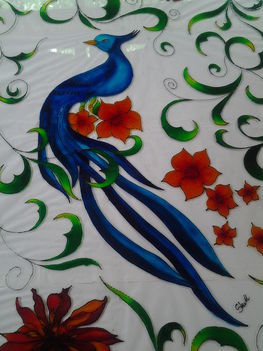 A Boldogság kék madara - Skodákné Mónika kezei által :-)