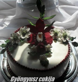 orchideás torta 1