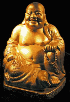 buddha aranyszobor