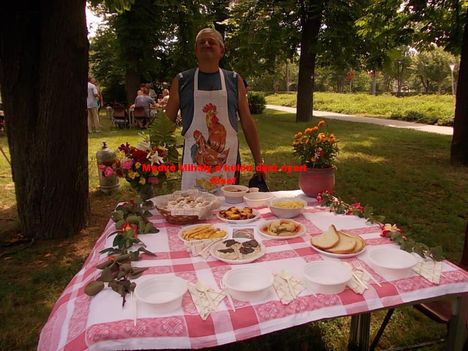 Vendéglátónk férje a főséf.