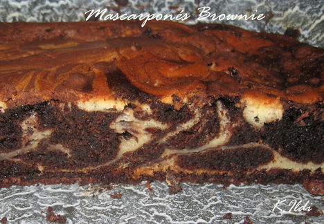 Mascarponés brownie