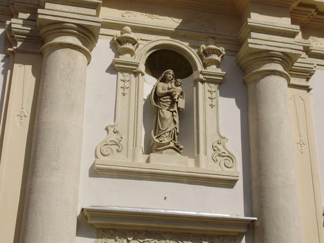 Sopronbánfalva-templom Szűz Mária gyermekkel