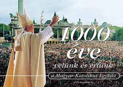 1000evplakat II. János Pál pápa