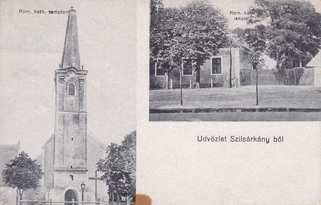 A Katolikus templom és iskola 1926-ban