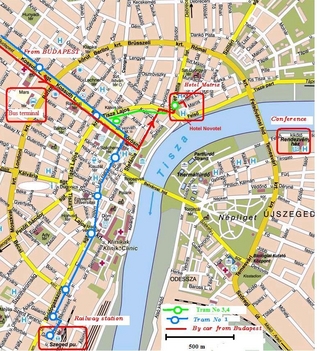 Szeged térkép