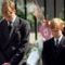 Willam és Harry a temetésen