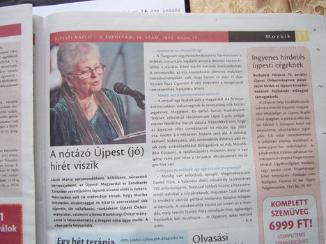 Újpesti Napló 2011.májusi száma