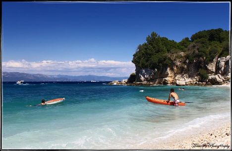 Korfu, tengerpart