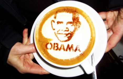 Obama coffee for president:)