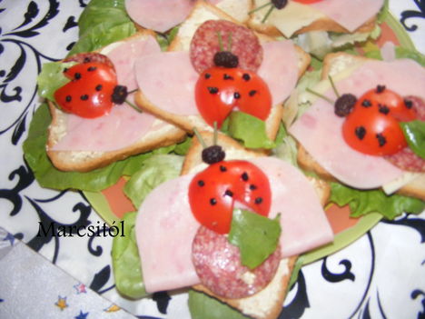 Katicabogaras szendvics