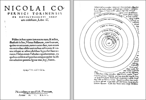 Kopernikusz  Az égi pályák forgásáról c. műve