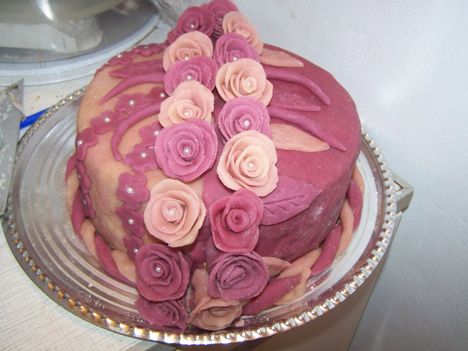 Rózsás torta