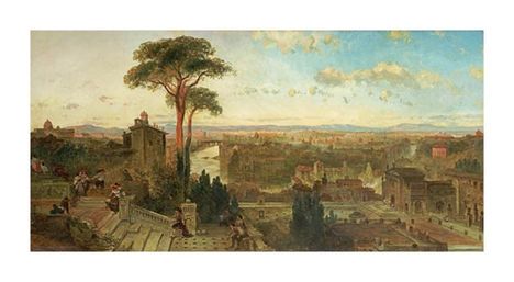 David Roberts - Rome - Sunset From The Convent of San Onofrio