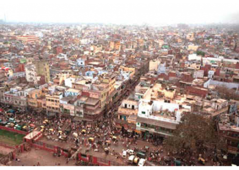 india, delhi 7 Delhi forgalmas utcái