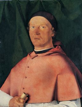 Lorenzo Lotto, Ritratto del vescovo Bernardo de’ Rossi, 1505 Napoli, Museo di Capodimonte