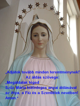 medjugorjei Mária áldása