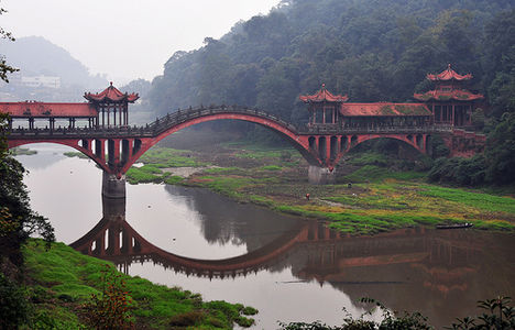 Leshan bridge china