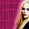 Avril Lavigne háttér, kockás