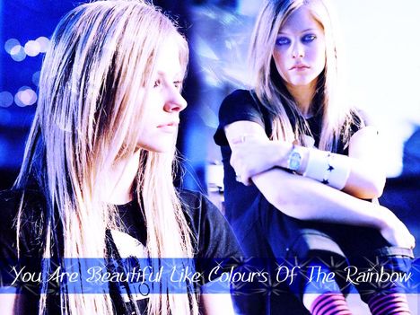 Avril Lavigne kék