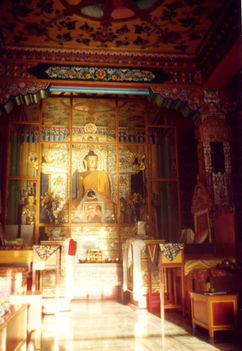 Karma templomban - Bodh Gaya