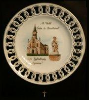 szent vendel porcelán kép