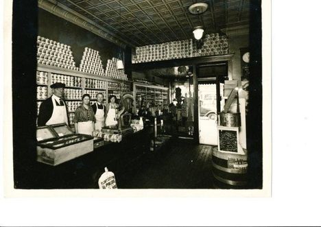 Aller Géza boltja az 1920-as években Chicago-ban.