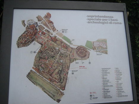 map of Palatino