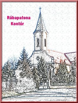 Rábapatona kontúrkép