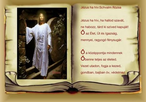 Jézus ha hív - Schvalm Rózsa verse
