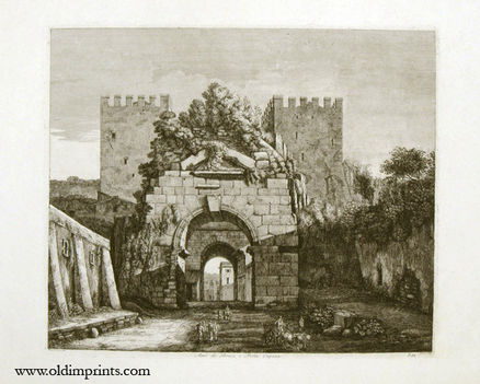 L_Rossini - Arco di Druso, e Porta Capena